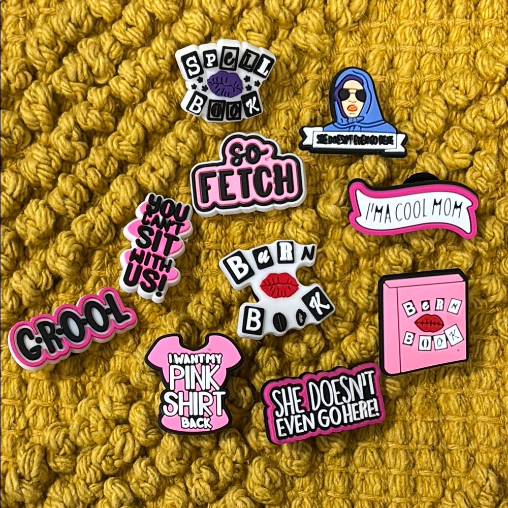 Mean Girls Themed Shoe Charms!